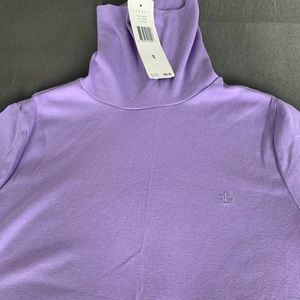 NWT Lauren Violet Turtleneck